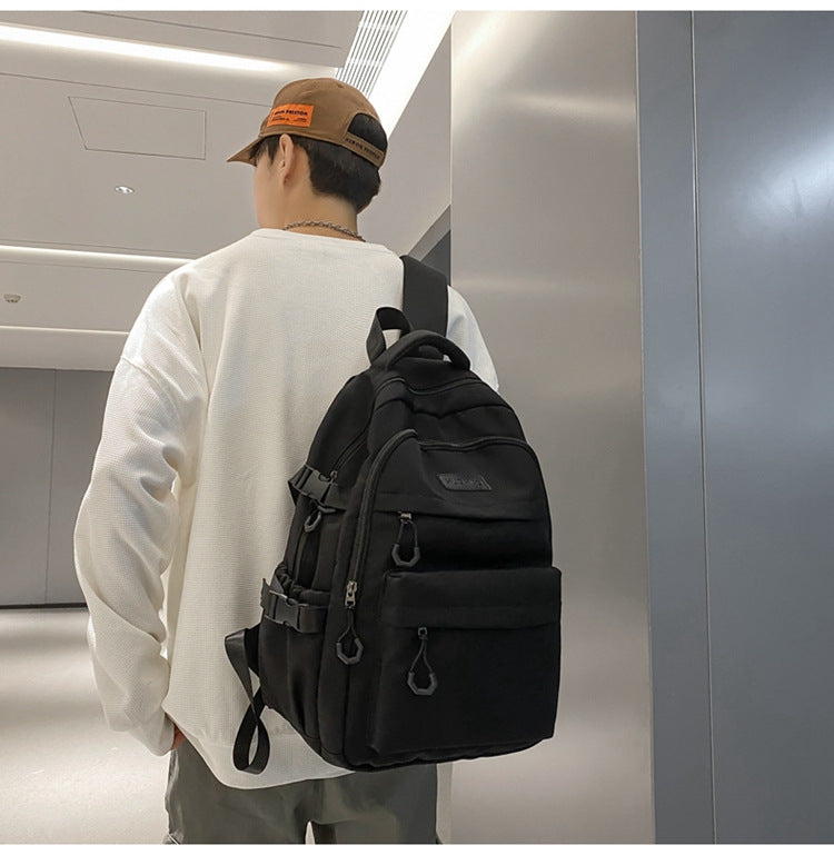 Simple Travel Large Capacity Backpack Japanese Style