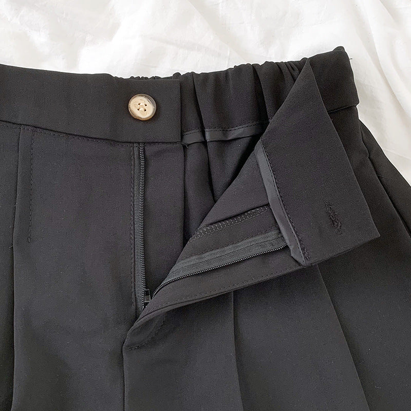 Tight, High Waist, Loose, Slim, Versatile Wide-leg Shorts