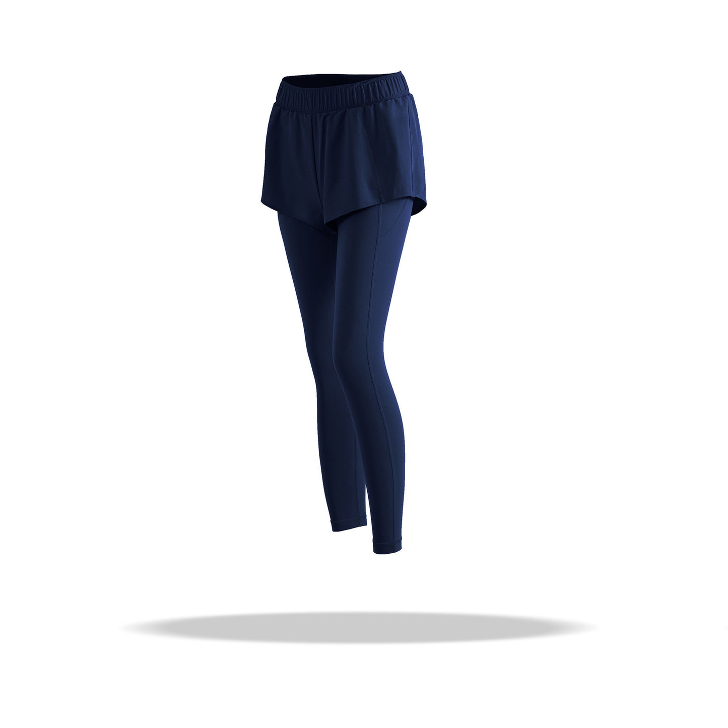 Women's Fake Two Piece Sports Pants Running Fitness