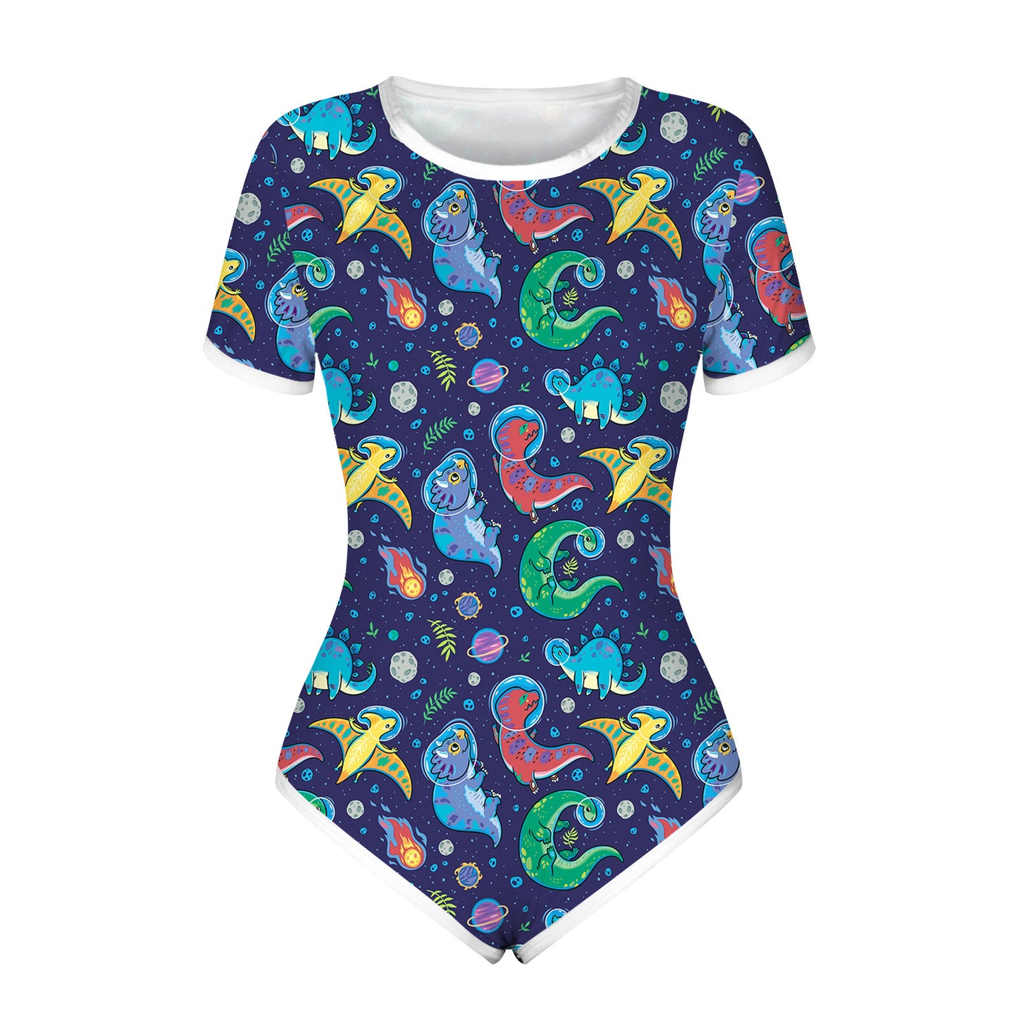 Women's Slim-fit Short-sleeved Jumpsuit Popular Fashion