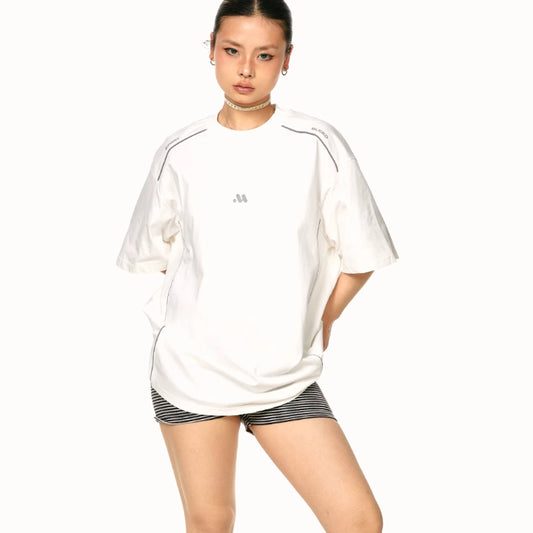 Design Sense Loose And Idle Crew Neck T-shirt Top