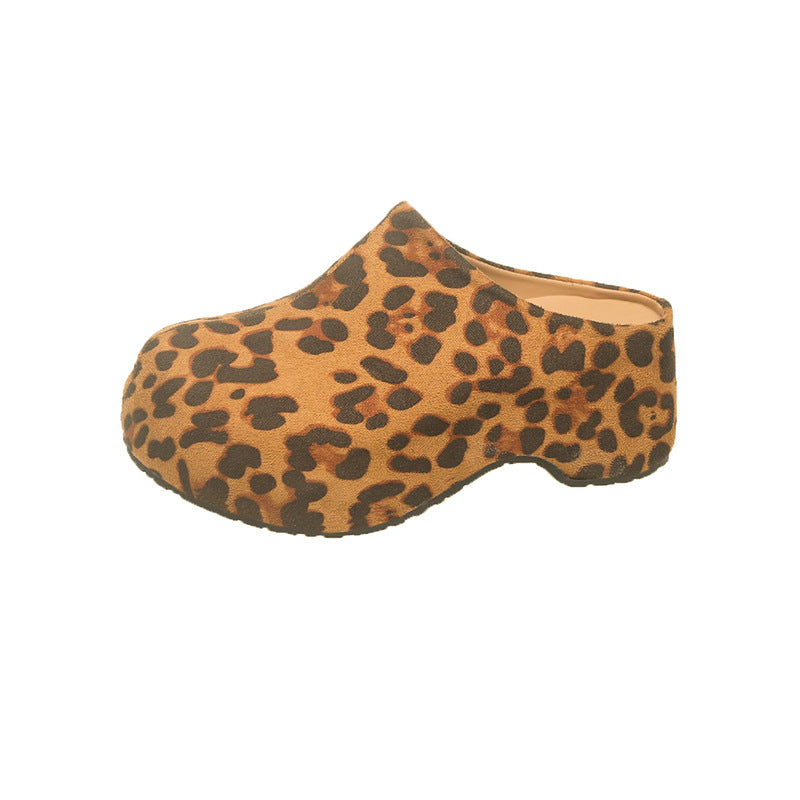 Womens Height-Boosting Outerwear Bokken Slippers For Short Stature