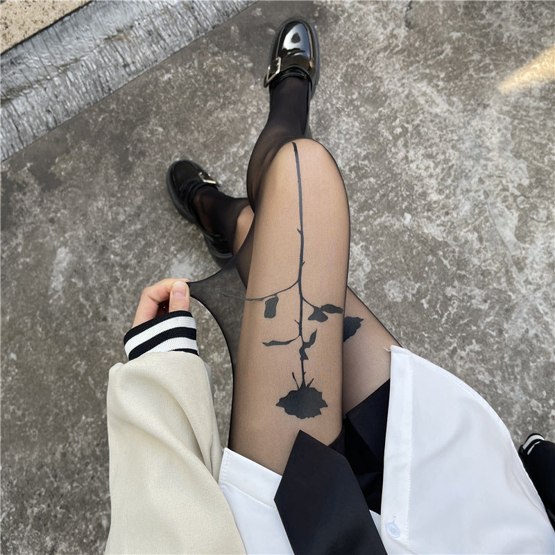 Slim Cut Pantyhose With Optional Hook Protection