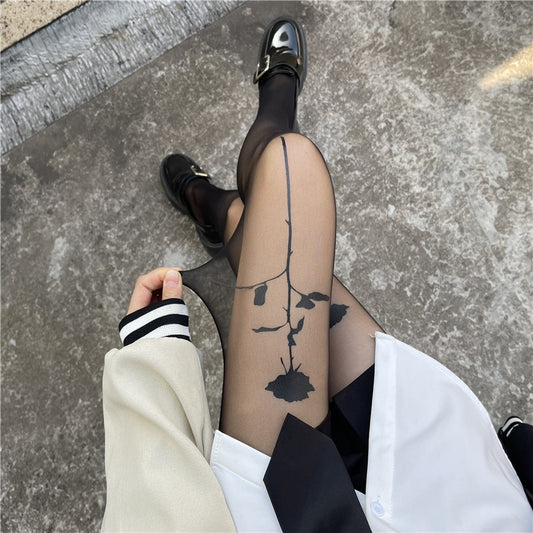 Slim Cut Pantyhose With Optional Hook Protection