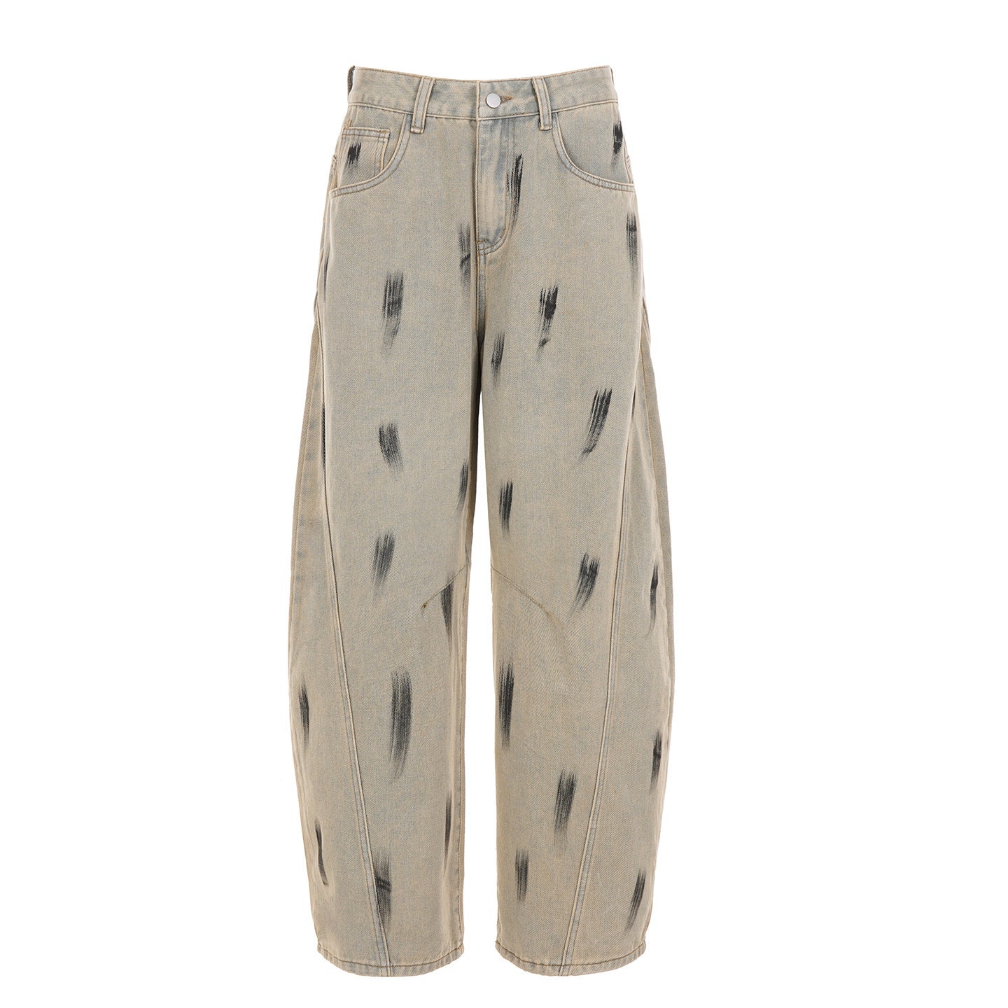 Street-style Feng Shui-washed Vintage Loose Casual Pants