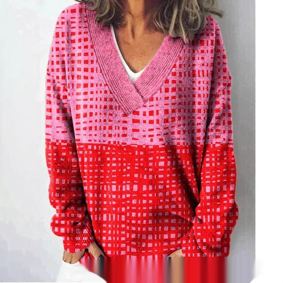 Animal Pattern Printed Casual Women's Sweater 3D