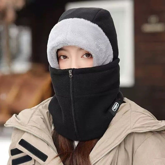 Windproof Riding Scarf Integrated Hat