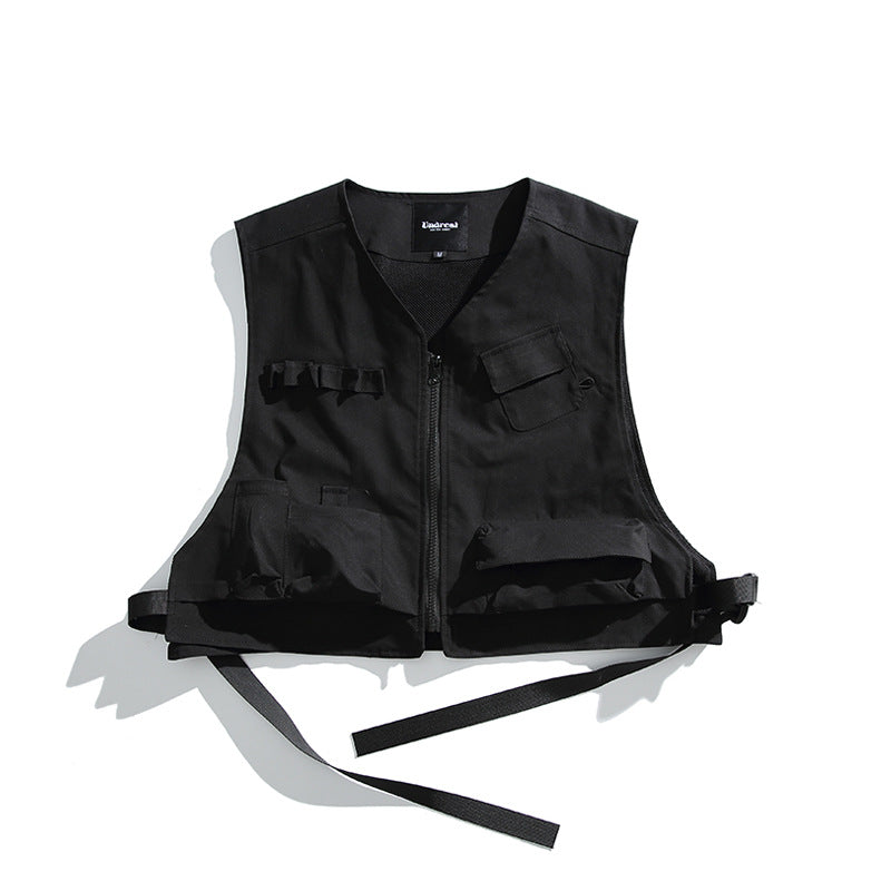 Mountain Outdoor Function Multi-pocket Workwear Vest All-matching Sleeveless