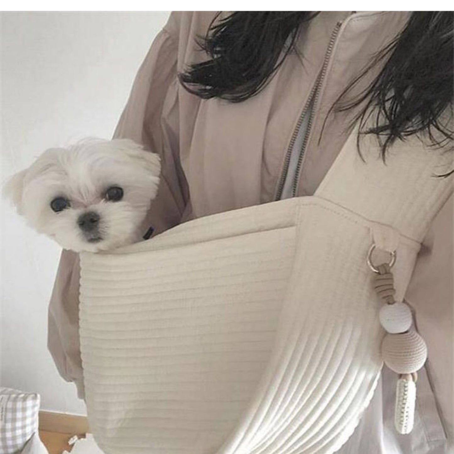 Portable Pet Cat Dog Backpack Canvas One Shoulder Bag