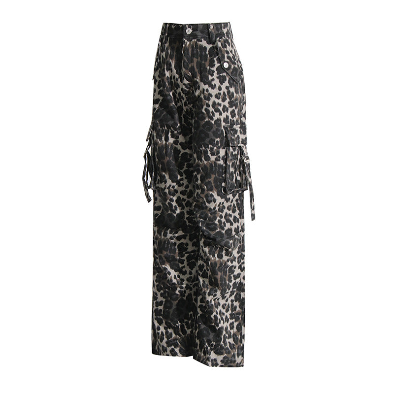 Fashion Work Clothes Denim Women's Casual Pants