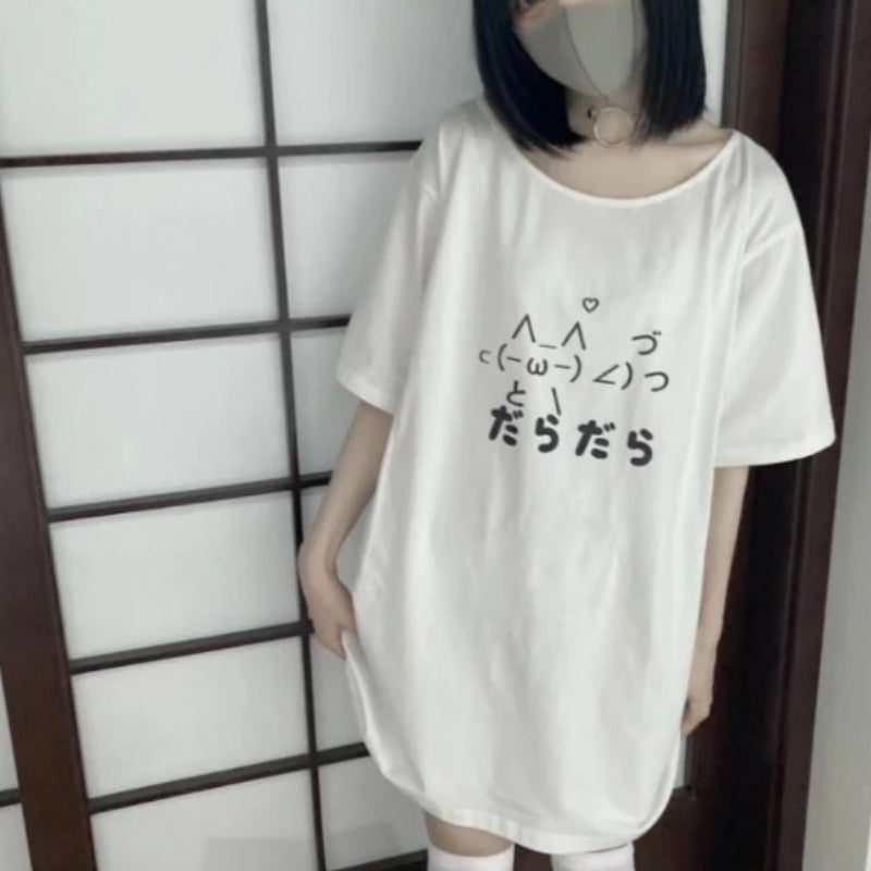 Summer Loose Cute T-shirt Women's Casual Top