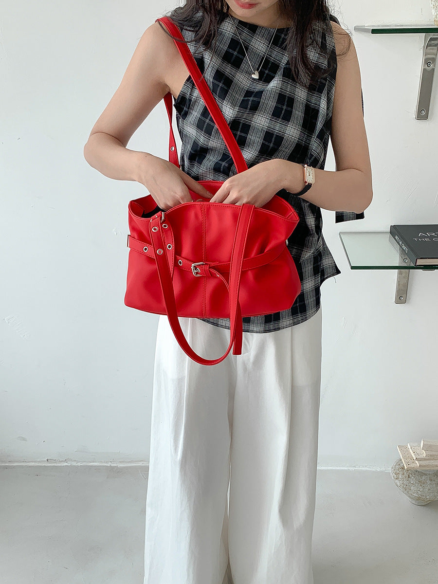 Spring Summer Commuter Tote Bag Fashionable Minimalist Style