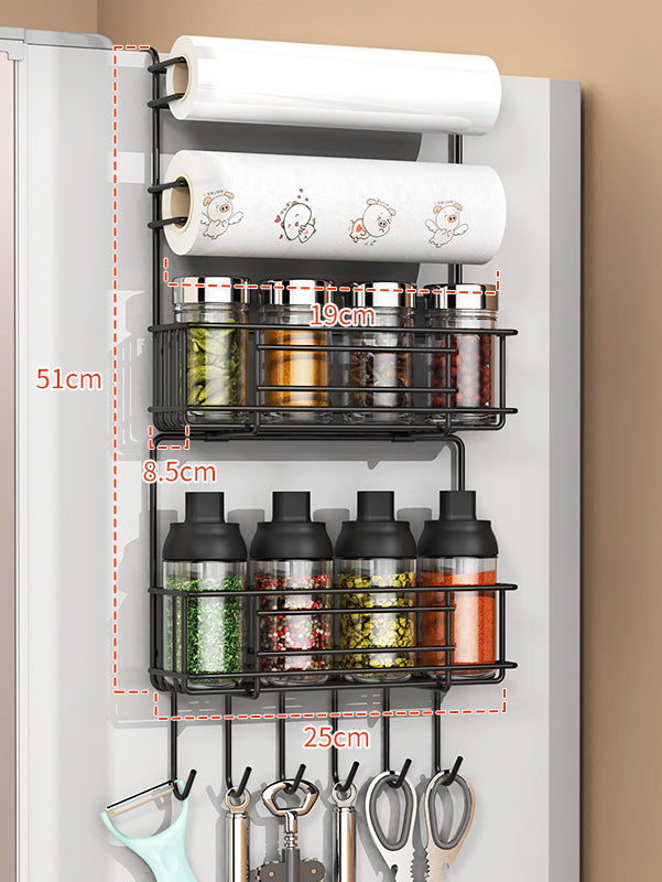 Refrigerator Shelf Side Storage Artifact Kitchen