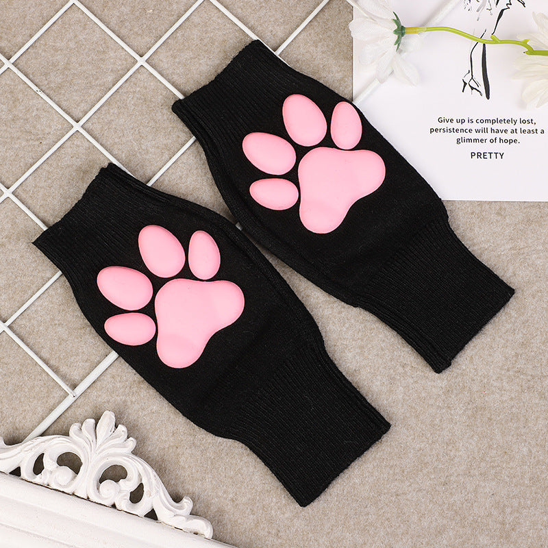 Fashion Cute Cat Plush Gloves For Girls