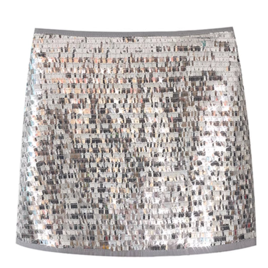 Heavy Industry Glitter Hot Girl High Waist Skirt