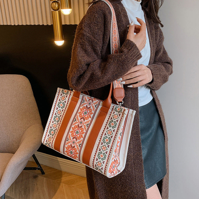Large Capacity Totes Lady Bag Simple And Popular
