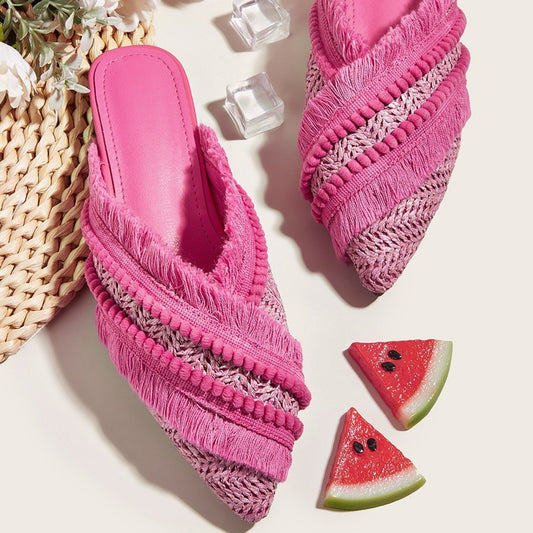 Women's Fashion Casual Simple Solid Color Slippers