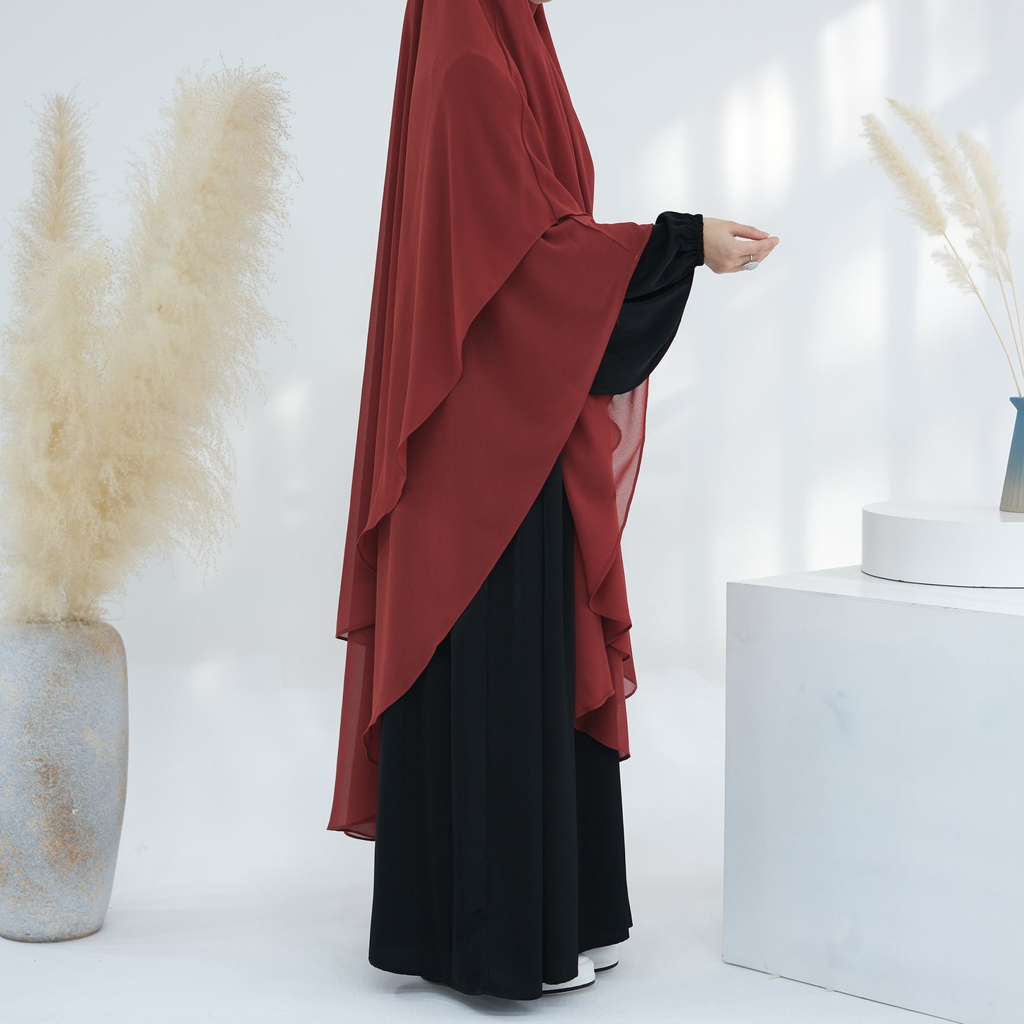 Big Swing Headscarf Middle East Solid Color