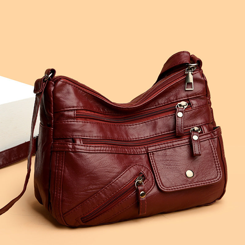 Fashion Retro Medium PU Women's Bag