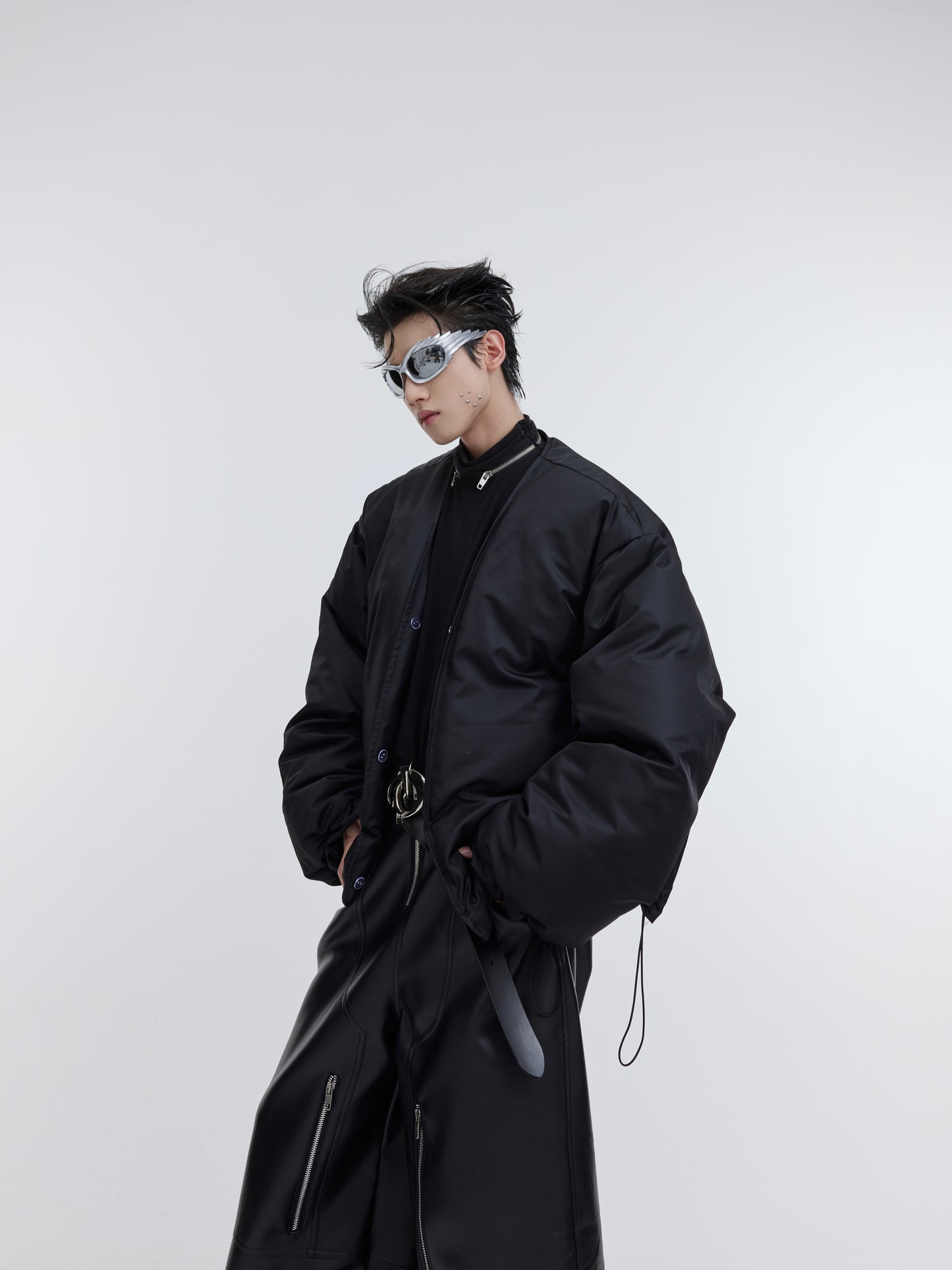 Small Group Anti Mink Fur Grass Thickened Cotton Jacket