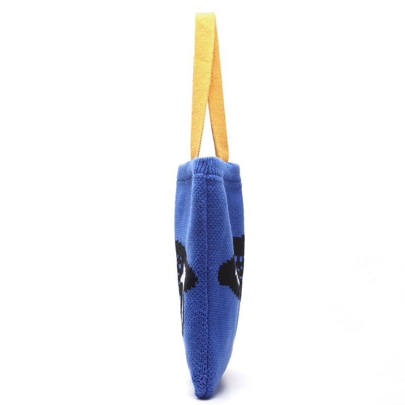 Thickened Knitting Wool Shoulder Bag Large Capacity Woven Bag