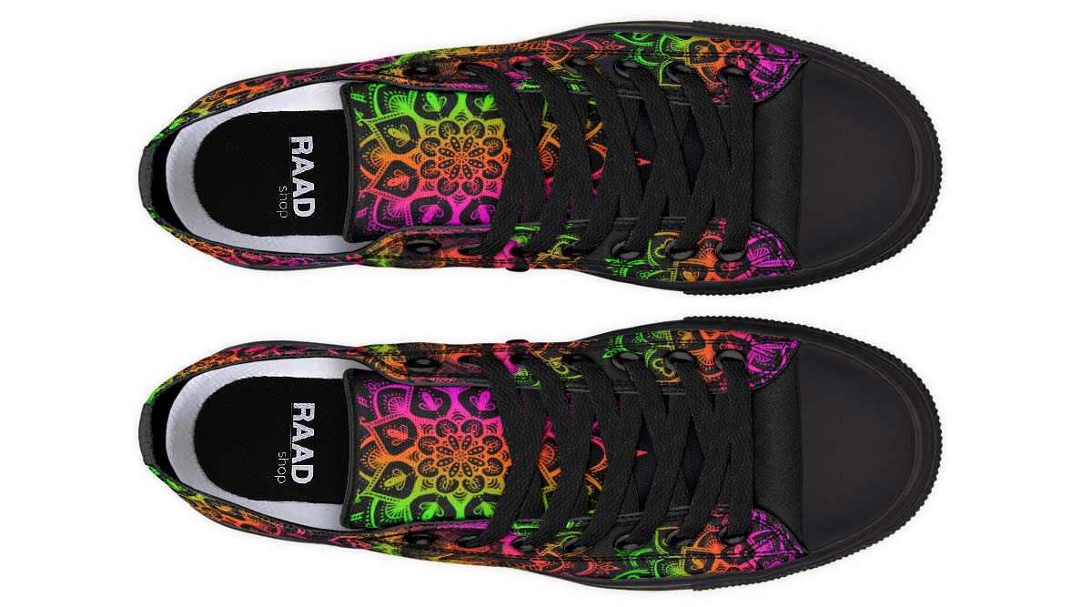 Fashion Print Couple Low-Top Canvas Shoes