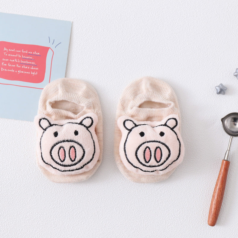 Summer Baby Early Education Doll Floor Socks Anti-Slip