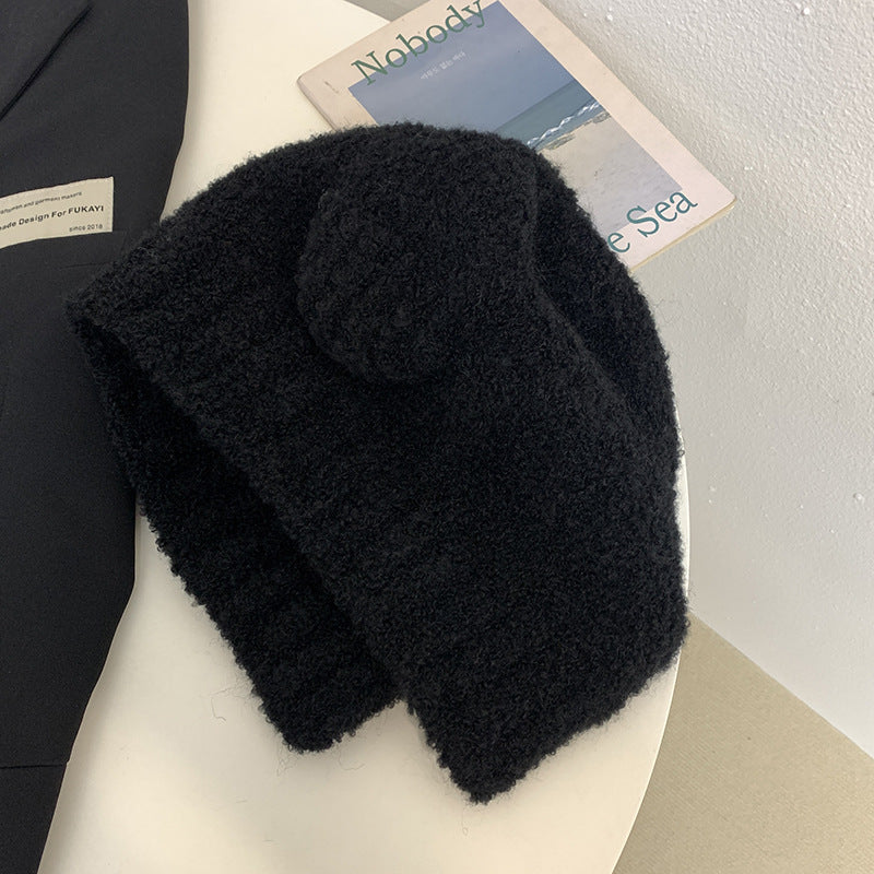Big-headed Foreign-style Warm Ear Protection Hat