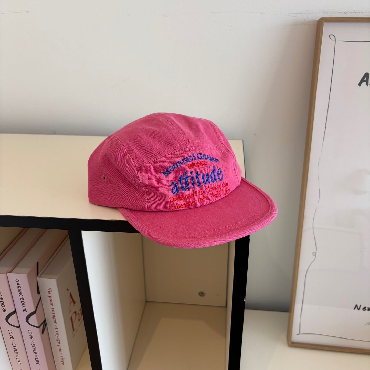 American-style Vintage Striped Patch Baseball Cap