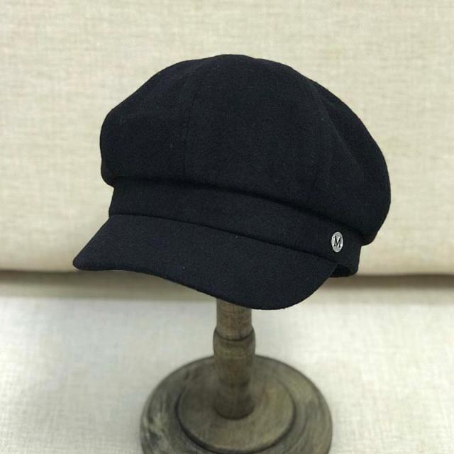 Women's Woolen Octagonal All-match British Hat