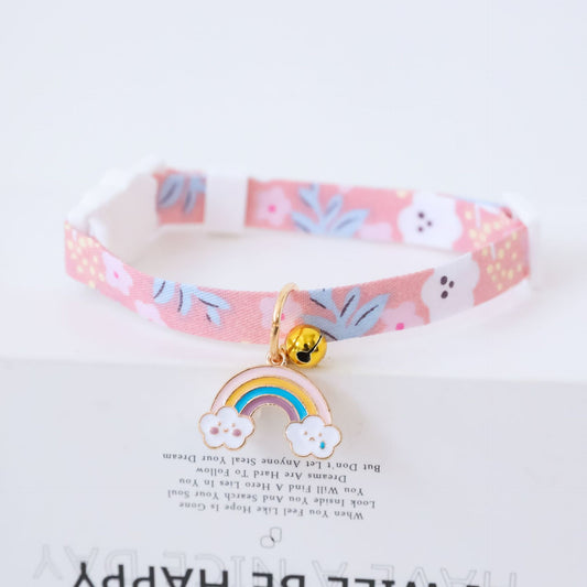 Pet Collar Kitten Dog Bell Safety Buckle