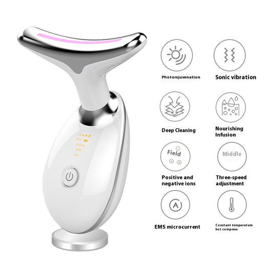 Home Use Face Neck Pattern Face Lifting Import Massage Instrument