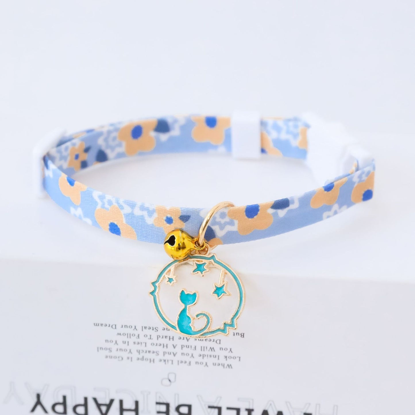Pet Collar Kitten Dog Bell Safety Buckle