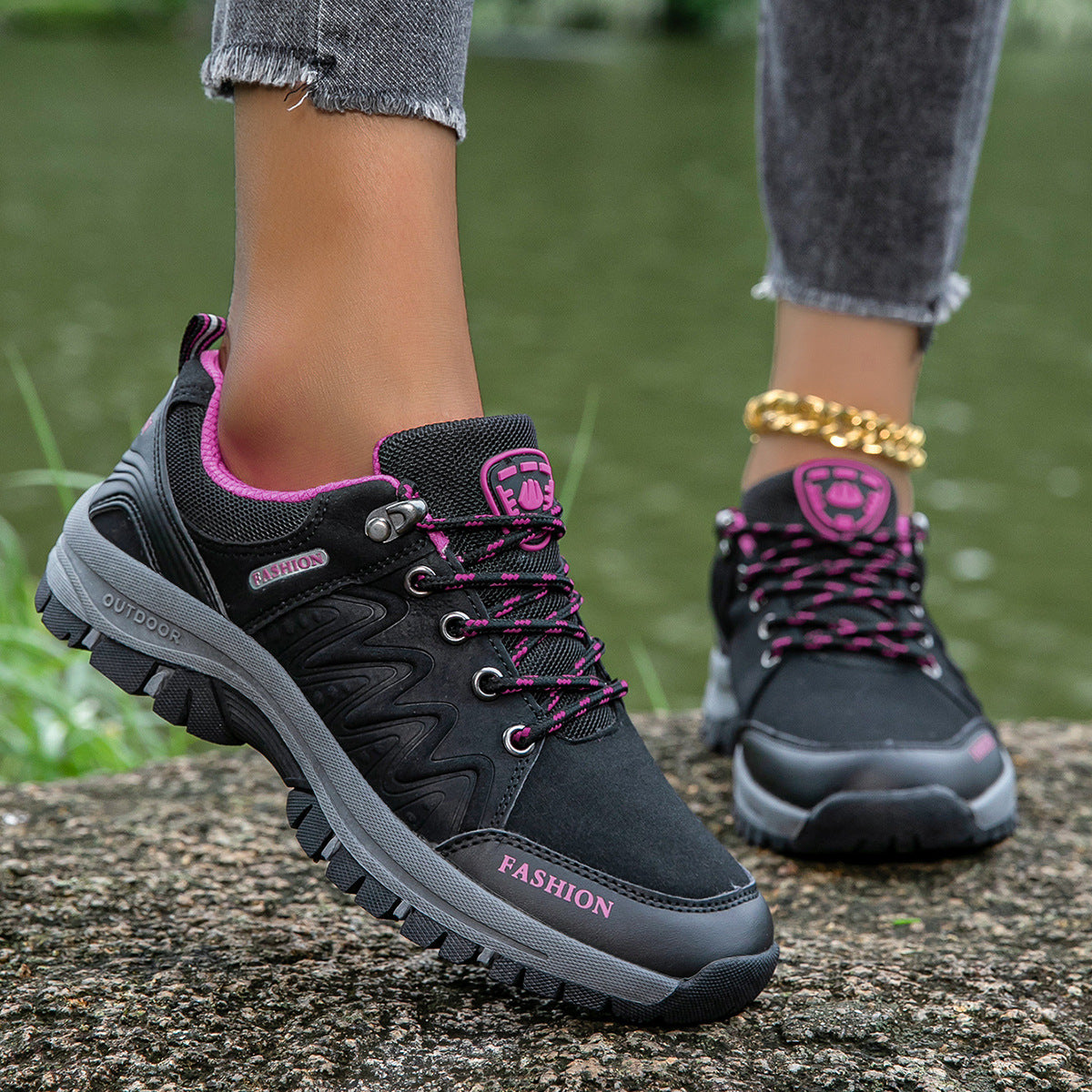 Women's Shoes Sneaker Leather Platform Soft Bottom