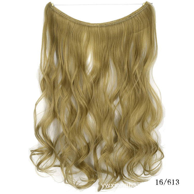 Women's One-piece Seamless Hair Extension Wig Set