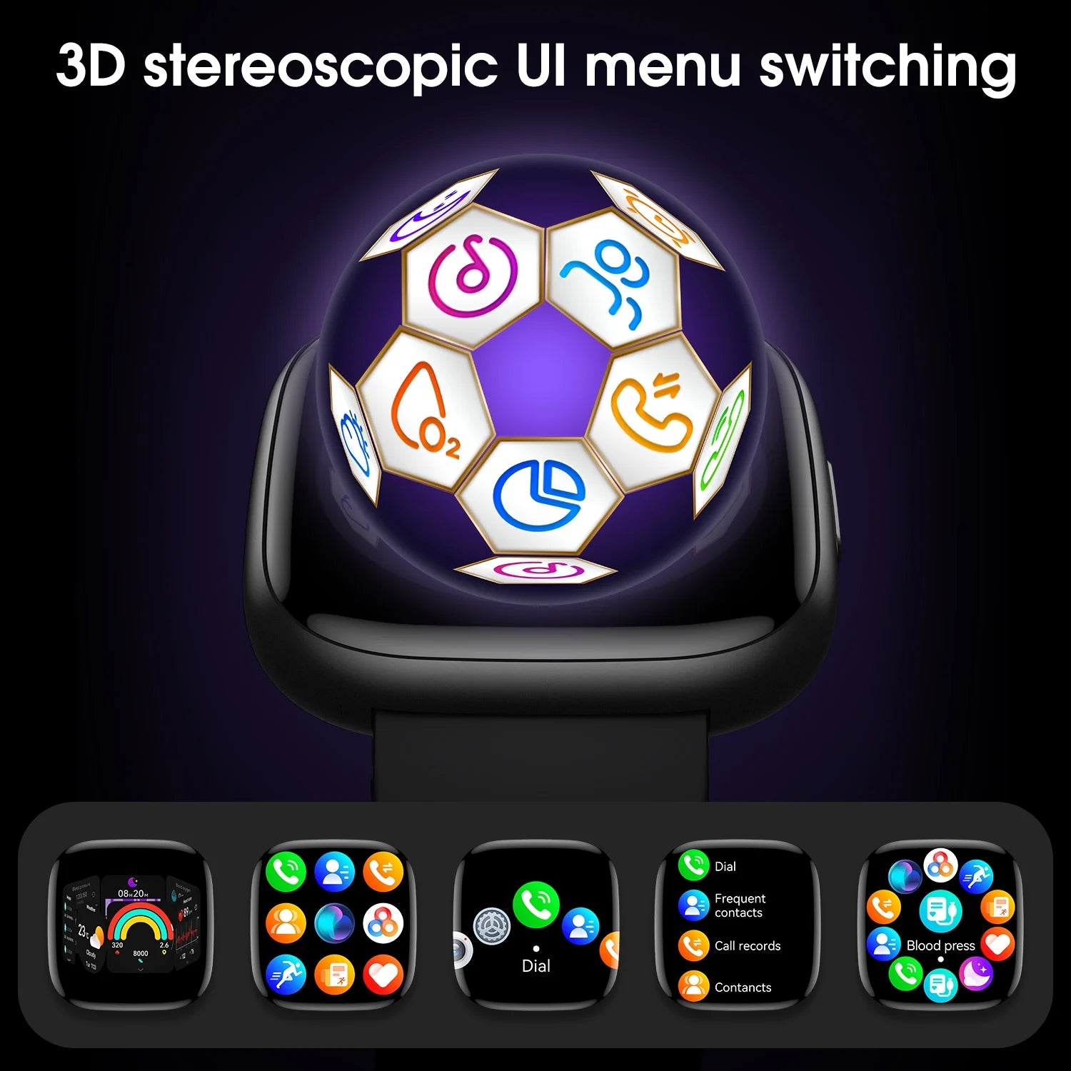 2025 Women'S Smartwatch, 1.72 Inch, Sports Tracker for Men and Women, Answer / Make Calls / Multiple Sports Modes / Information Reminders, Ip67 Waterproof Fitness Tracker for Android(Black)