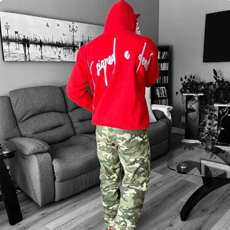 Men's Funny Horn Casual Loose Jacket