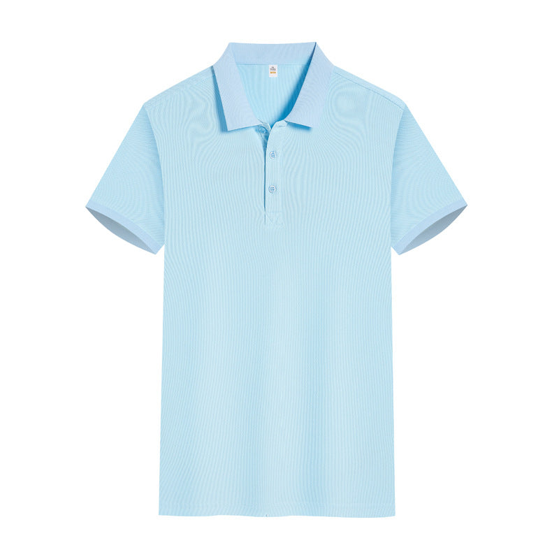 Solid Color Polo Shirt Overalls