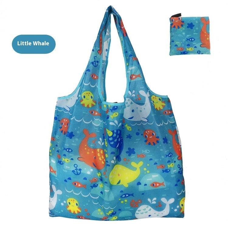 Folding Shopping Cartoon Portable Large Capacity Portable Grocery Bag