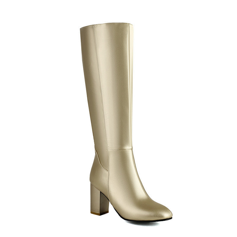 High-heeled Thigh Boot Over The Knee Women