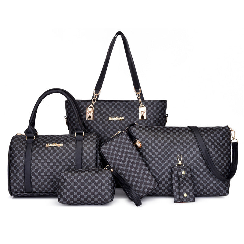 Fashion Six-Piece Mother Handheld One Shoulder Messenger Bag