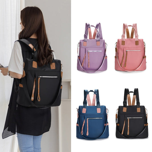 Large Capacity Backpack Oxford Cloth Waterproof Student Travel Bag