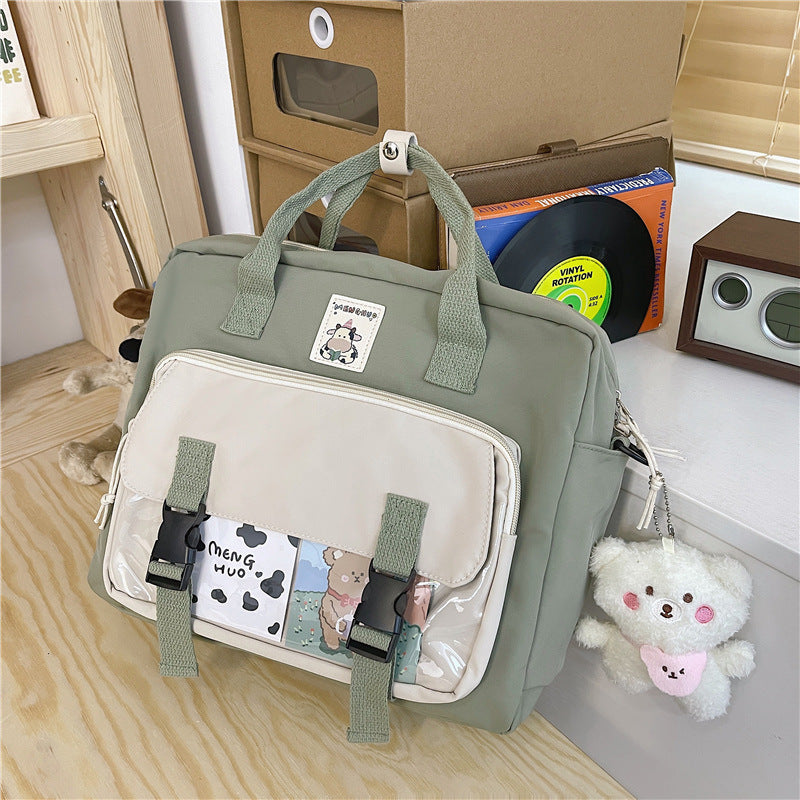 Junior High School Students' Multipurpose Single Shoulder Backpack