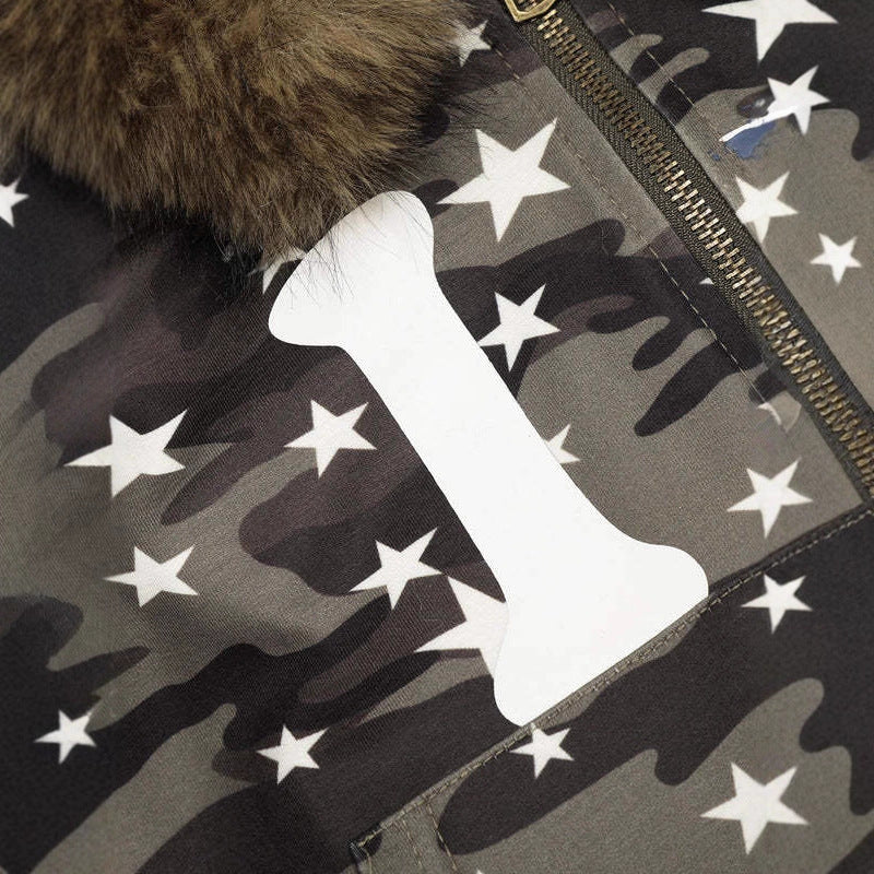 Women's Fashion Personalized Printed Zipper Hooded Sweater