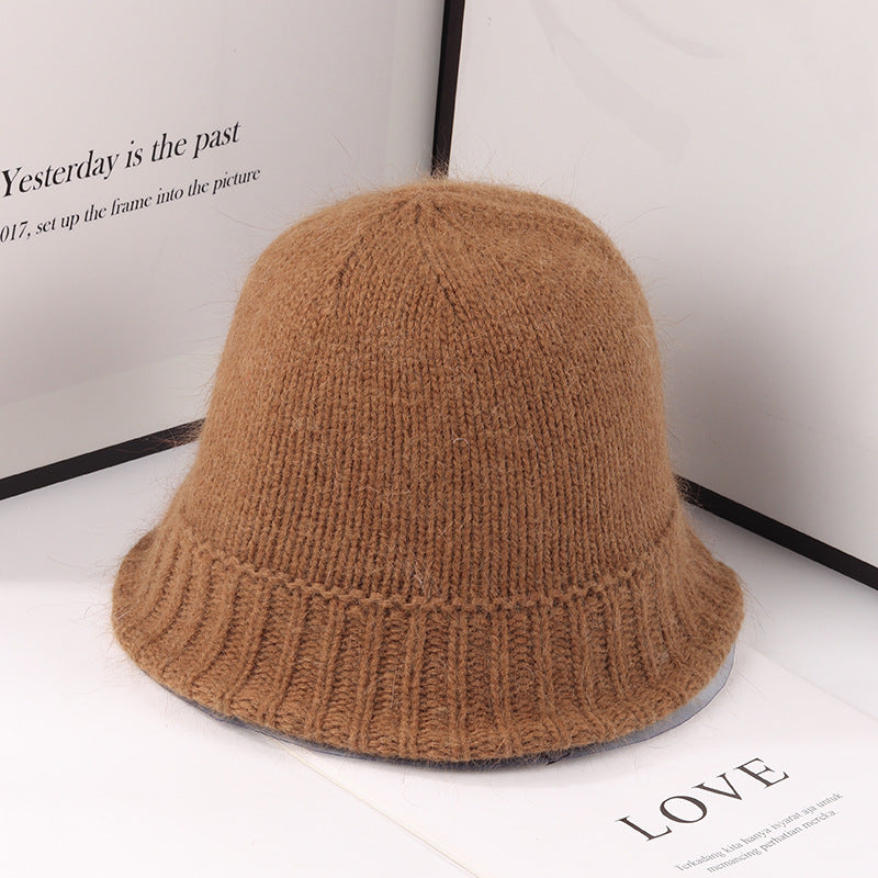 Top Basin Knitted Warm Plush Hat