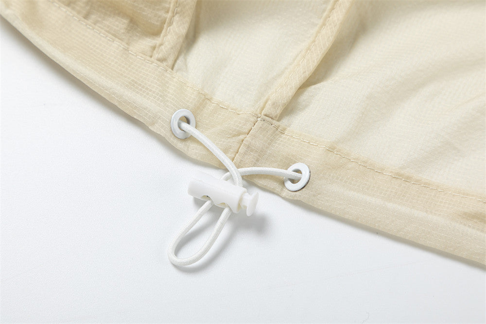 Men's Long-sleeved Loose Half-zip Hooded Jacket