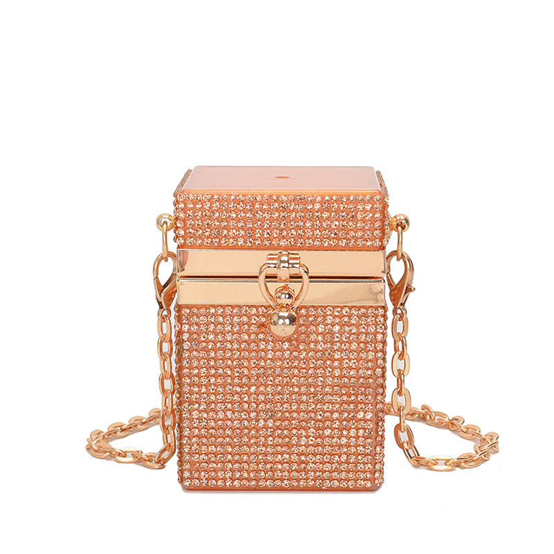 Fashion Chain Hand-held Women's Messenger Box Bag