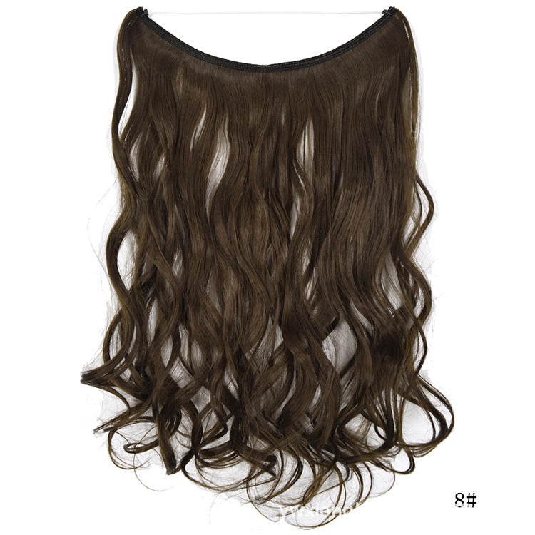 Women's One-piece Seamless Hair Extension Wig Set