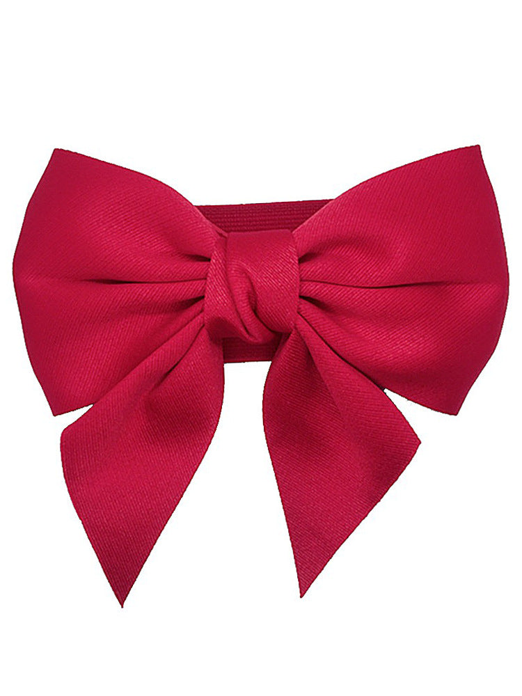 Elastic Ladies Fashion Bow Elastic Waistband