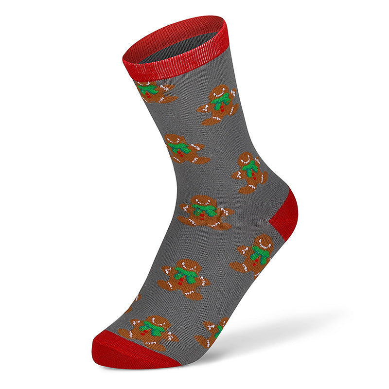 Christmas Tube  Women's Snowflake Christmas Tree Cotton Socks